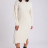 Ascot Longline Cable Dress
