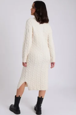 Ascot Longline Cable Dress