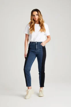 Bab Patchwork Mom Jean