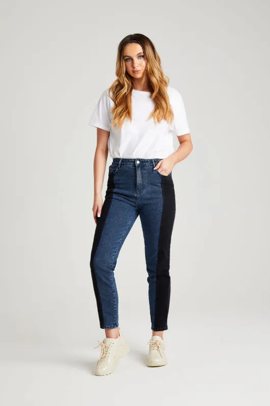 Bab Patchwork Mom Jean