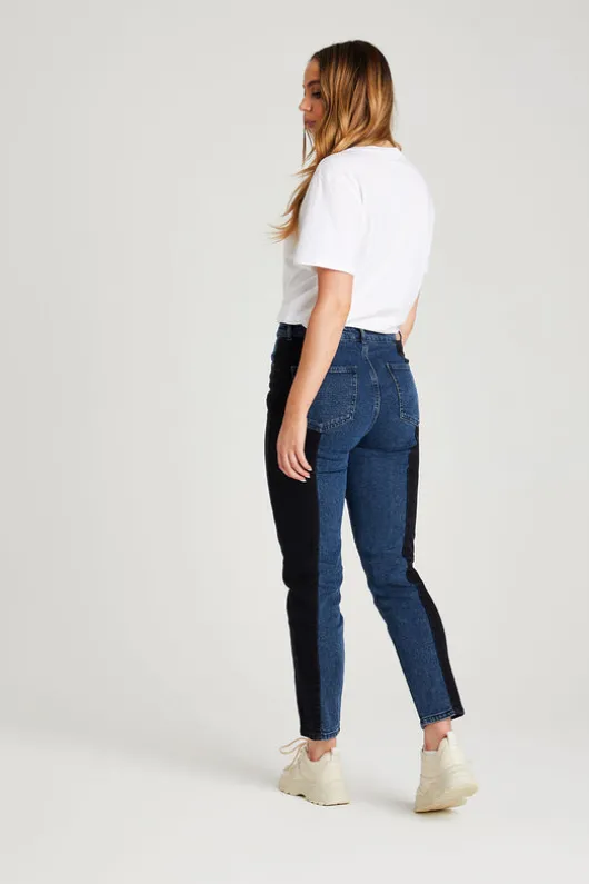 Bab Patchwork Mom Jean