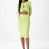 Bali Twist Cut Out Midi Dress