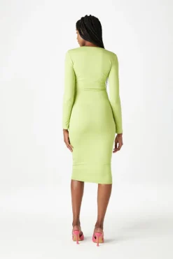 Bali Twist Cut Out Midi Dress