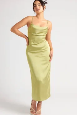 Belle Corset Midi Dress