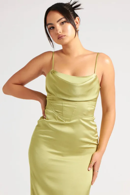 Belle Corset Midi Dress