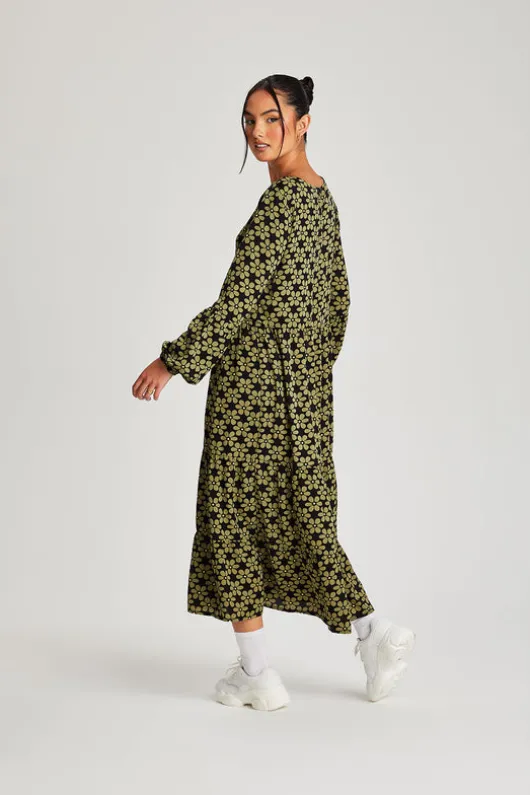 Billie Olive Floral Smock Dress