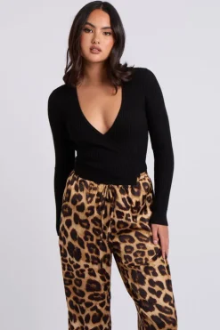 Black Ballet Wrap Cardi