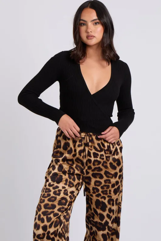 Black Ballet Wrap Cardi