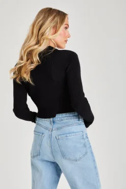 Black Diamanté Detail Cardigan