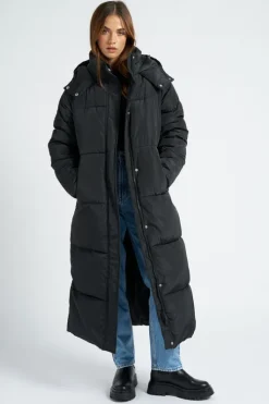 Black Maxi Puffer