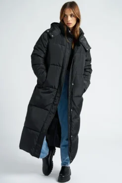 Black Maxi Puffer