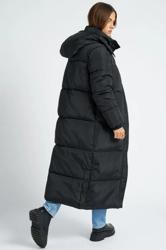 Black Maxi Puffer