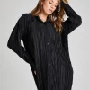 Black Plisse Dress
