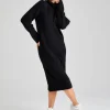Black Roll Neck Dress