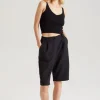 Black Tailored Bermuda Short