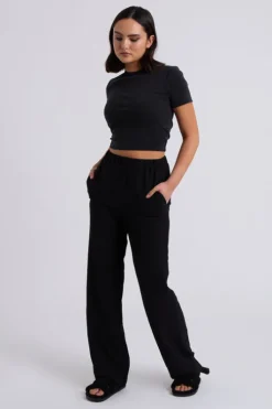 Black Wide Leg Pants