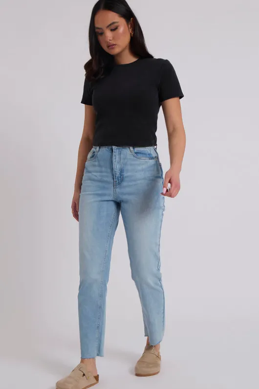 Bleach Tanya Straight Leg Jean