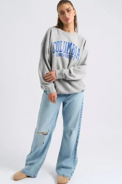 Bleach Wide Leg Ripped Knee Jean