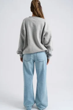 Bleach Wide Leg Ripped Knee Jean