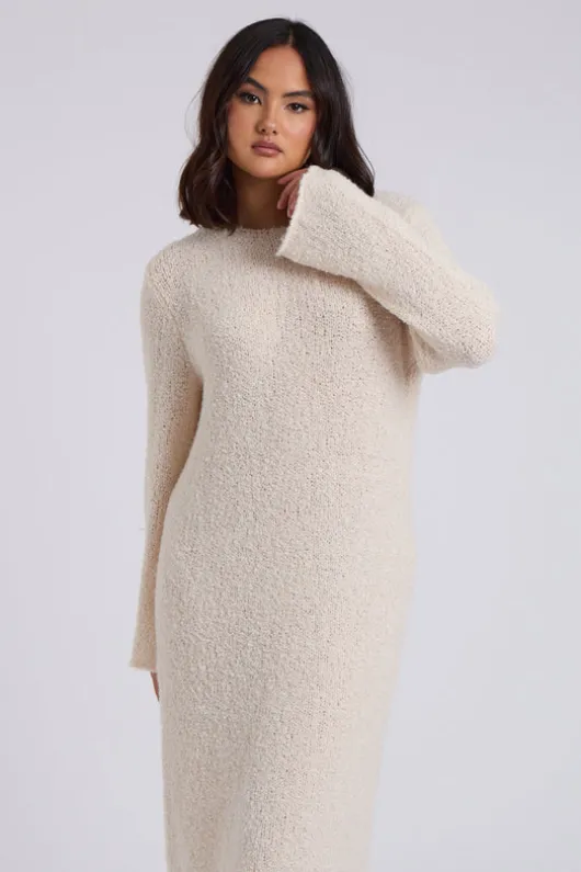 Bouclé Maxi Dress