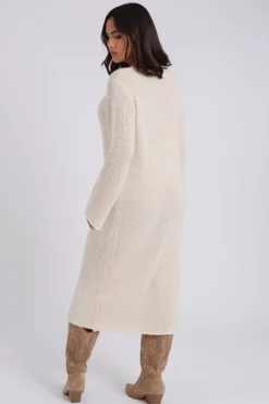 Bouclé Maxi Dress