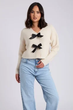 Bow Front Cardigan