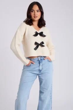 Bow Front Cardigan