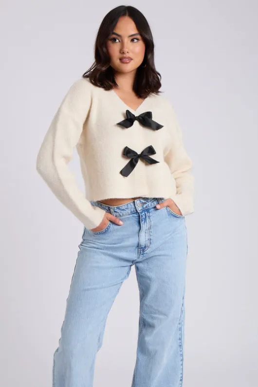 Bow Front Cardigan