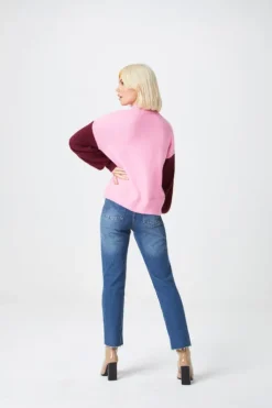 Bright Clean Colour Block Jumper