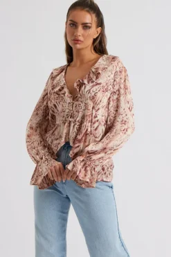 Cameron Frill Peplum Top