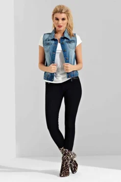 Cassie Blue Denim Gilet