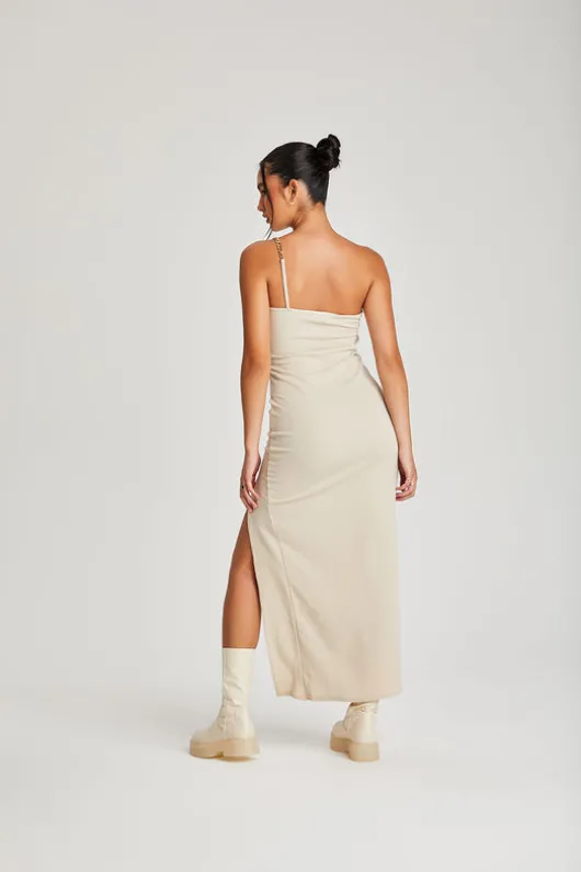 Chain Strap Midi Dress