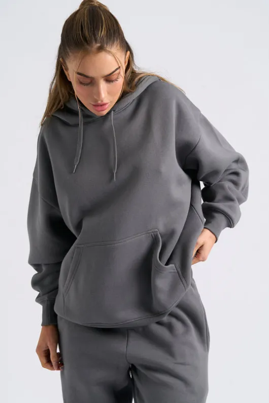 Charcoal Oversized Hoodie