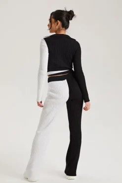 Colour Block Trousers | Urban Bliss clothing