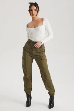 Cuffed Cargo Pants