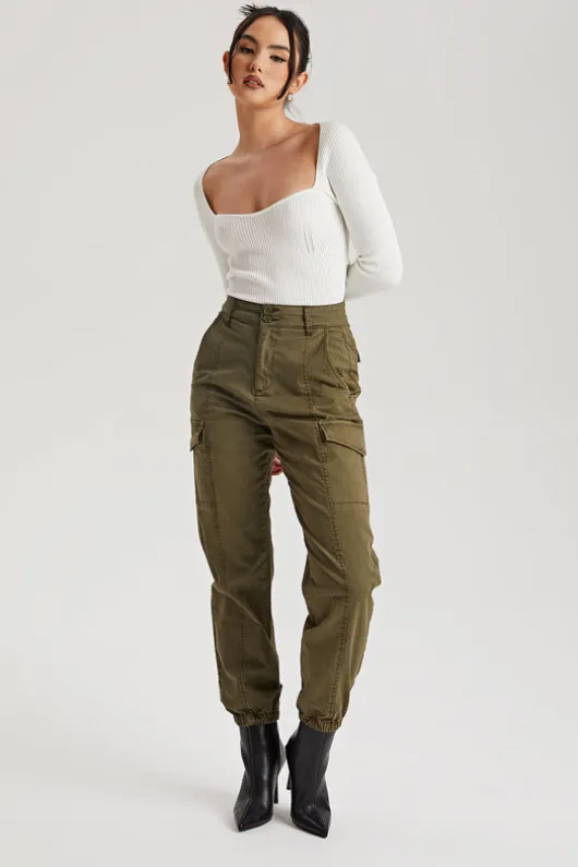 Cuffed Cargo Pants