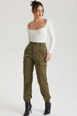 Cuffed Cargo Pants