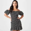 Dannika Spot Ruche Front Dress