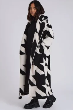 Dogtooth Borg Longline Jacket
