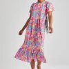 Eddie Floral Ruffle Dress