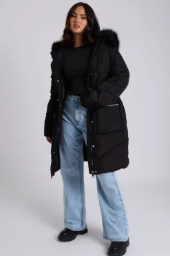 Faux Fur Padded Parka