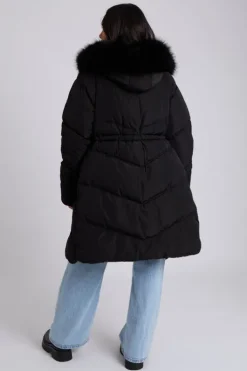 Faux Fur Padded Parka