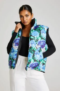 Floral Reversible Gilet