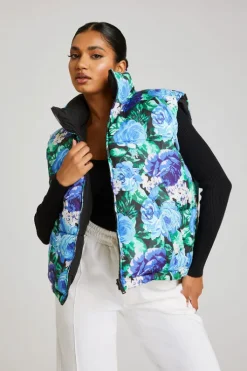 Floral Reversible Gilet