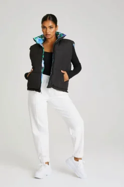 Floral Reversible Gilet