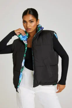 Floral Reversible Gilet