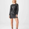 Frankie Black PU Dress