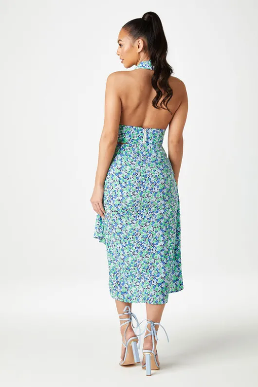 Gabi Tie Side Midi Skirt