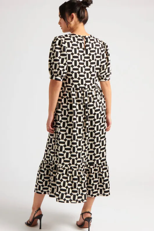 Geometric Smock Dress