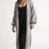 Grey Longline Cardigan